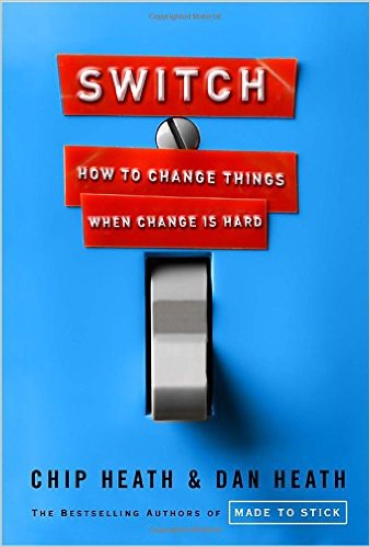 Book cover for "Switch: How to Change Things When Change is Hard" to help church change management