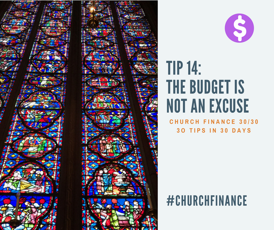 The Budget is Not an Excuse