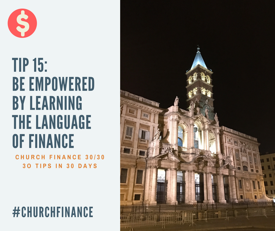 The Language of Church Finance